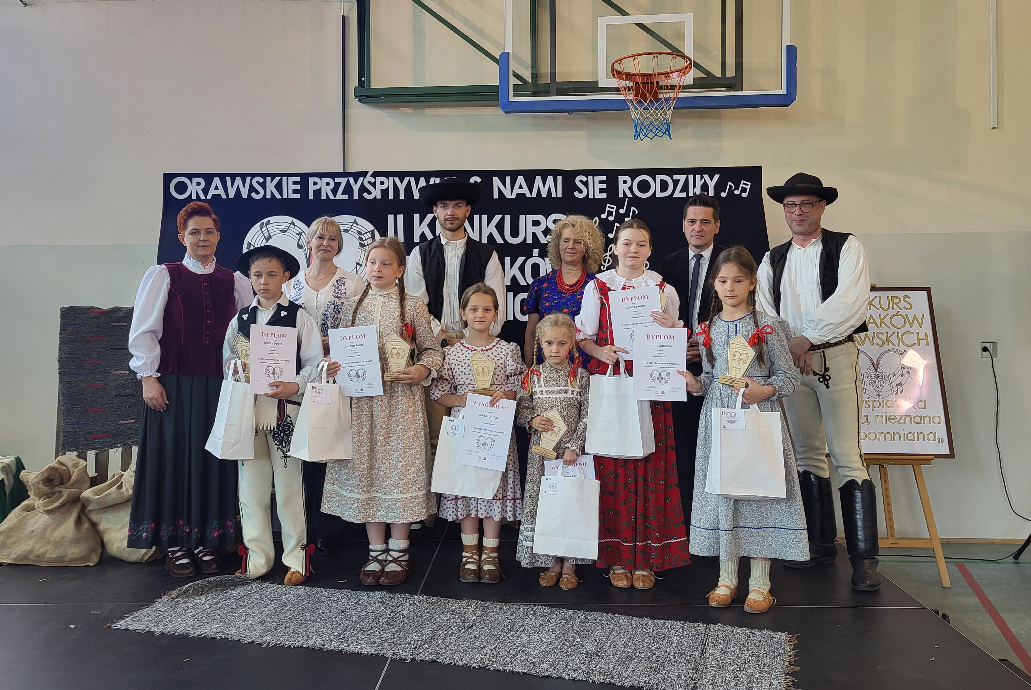 Gala wręczenia nagród II Konkursu Śpiewaków Orawskich „Przyśpiewka znana, nieznana i zapomniana”